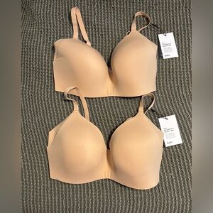 Knix Wingwoman Contour Bra in Warm Sand, Size 7+ (Original Sizing)